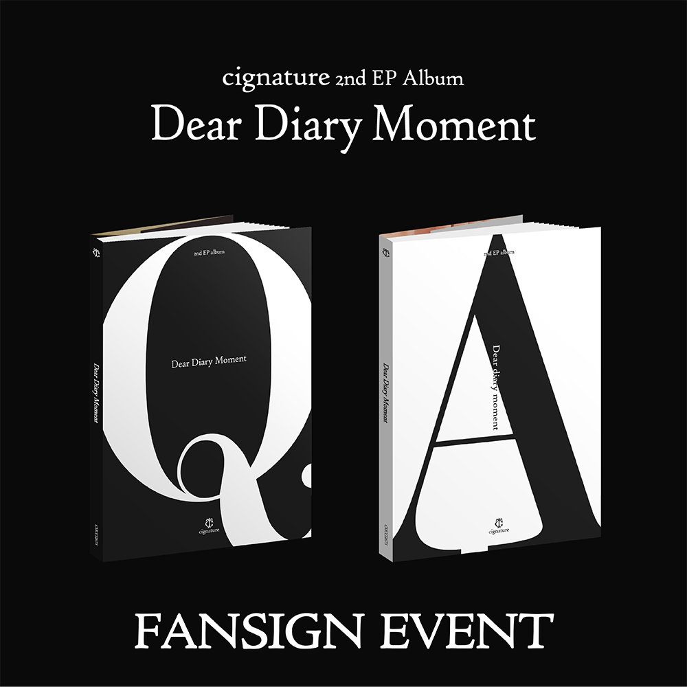 [대면 팬사인회] 시그니처 (cignature) 2nd EP Album &#039;Dear Diary Moment&#039;